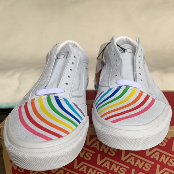 VANS OLD SKOOL FLOUR SHOP RAINBOW/TRUE WHITE MEN’s - Picture 9 of 15